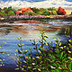 Oil painting &quot;The Great Swamp&quot; by Elizabeth4361 Medeiros