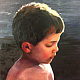 Oil painting Portrait of Joey by Elizabeth4361 Medeiros