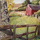 Oil painting New England Farm  by Elizabeth4361 Medeiros