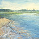Oil painting Morning on the Marsh, Madison, CT. by Elizabeth4361 Medeiros