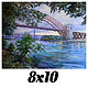 Photography Unframed- 8x10 Canvas Print-Hell Gate Bridge, Astoria, Queens, N.Y. by Elizabeth4361 Medeiros